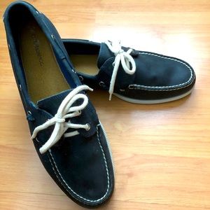 GH Bass & Co Hampton Men’s Boater 13 M blue